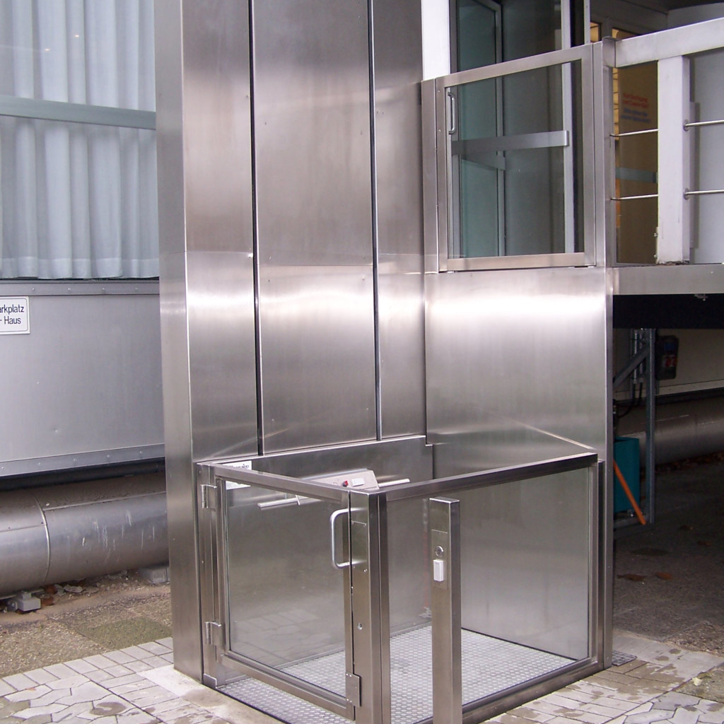 Outdoor stainless steel disabled access lift